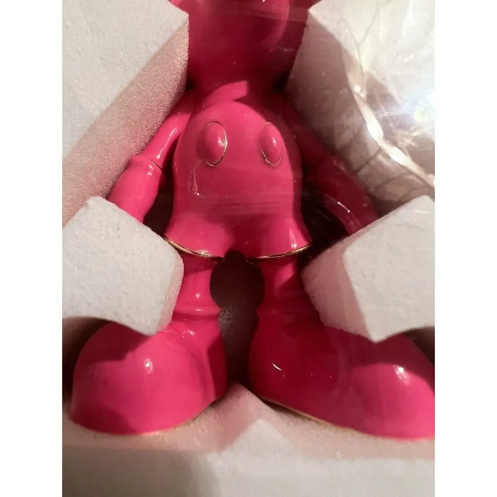 Disney X Baublebar Hot Pink Mickey Mouse Bag Charm Keychain -Rare/HTF